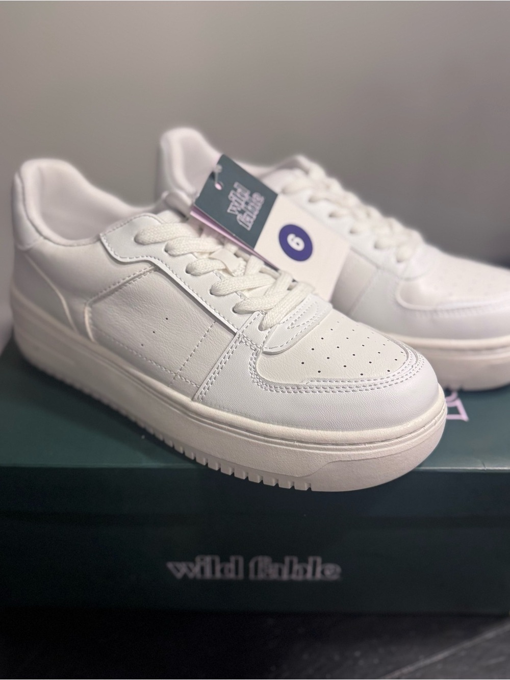 wild fable White Platform Sneakers